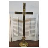 Brass alter Cross