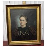 G. De. Muranyi 1899 Portrait painting on canvas