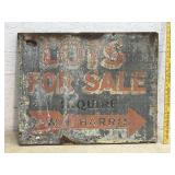 W.H. Harris Lots for Sale Sign