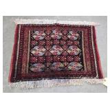 Bidjar Turkoman small Oriental carpet Aprx 21x30