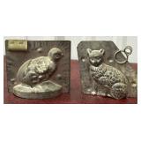 Chick and Cat chocolate molds