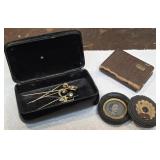 Victorian - snuff box, Tintype Portrait