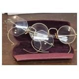 2pr vintage eyeglasses - 10k-SG & 12k GF