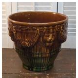 Gorgeous Brush Mccoy? Jardiniere with lion heads
