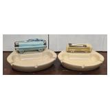 2 Electrolux advertising ashtrays