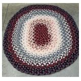 NICE!  Braided Oval thick Rug 48/40