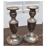 sterling silver Margaret Rose Rogers candlesticks