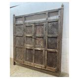 Early Wood & Iron 2 Door Partition Wall 78/86