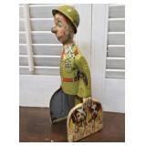 GI Joe & The K-9 Pups Unique Arts Tin Litho Wind