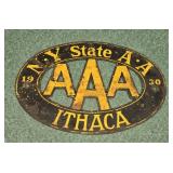 1930 Ithaca ny AAA badge