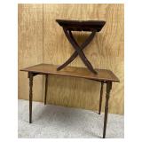 Small folding table 19 1/2ï¿½ x 17ï¿½ x 19ï¿½ &