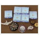 Red Men, Tote Sterling pins, pendants etcï¿½