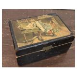 Clarks Spool Cotton Lithograph Advertising Box