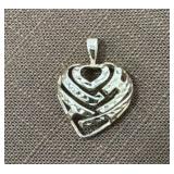 14k Gold Heart Pendant