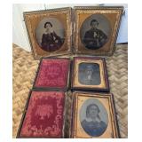 Early Daguerreotypes - cases are separated and