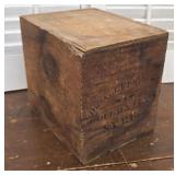 Dr AJ Flaggs cough & lung syrup advertising crate