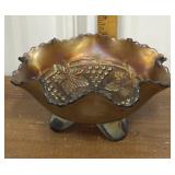 Northwood? Grape & Cable amethyst carnival glass