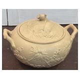 Antique English Caneware Wedgwood Sugar -
