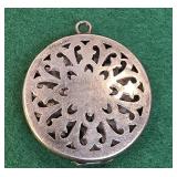 Hallmark Sterling Silver Round Filigree Locket