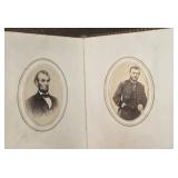 1800s photo album - Abraham Lincoln Grant,