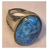 Carolyn Pollack Sterling Silver & Large Cabachon