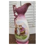 Victoria Austria artist signed vase/ ewer -