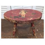 Cutest ever folksy plank footstool