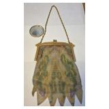 Stunning whiting & Davis mesh purse with beveled