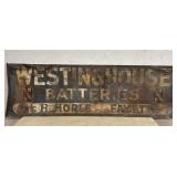 WestingHouse Batteries Sign ( Tin) 94/30
