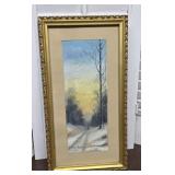 1913 Joan Coleman pastel painting - found in