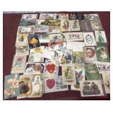 Holiday postcards Halloween, Thanksgiving,