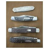 4 pocket knives - Imperual Schrade, imperial