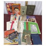 The Mallet magazines, sheet music, Mad Magazine,