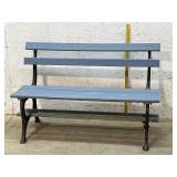 Park Bench w/Cast Iron Legs 48/16/16