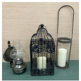 43Battery powered candle, candleholder & oil lamp