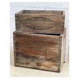 2 Advertising Crates