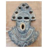 Wooden mask hand carved