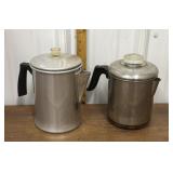 Mirro, Revere Ware percolator coffee pots