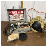 Grants drill, Black & Decker saw