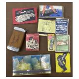 Cigar cutter match safe & advertising match