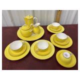 Royal Worcester England tea set Wright Tyndale &
