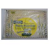 6 Mid Century Lustro-Ware Plastic 10 1/2" x 15"