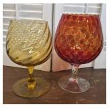 2 MCM vases / brandy snifters