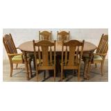 Broyhill Oval Table w/ 6 Chairs 70/37/30