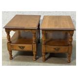Young Republic 1 Drawer Maple  End Table 19/28/22
