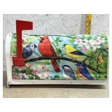 Rubber Mailbox w/ birds