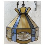 Leaded Glass Hanging Light  12ï¿½