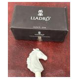 LLADRO horse head bottle stopper