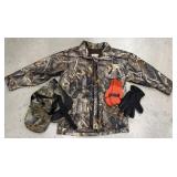 Wallï¿½s camouflage coat, Fieldline accessory belt,
