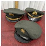 3 Military Hats